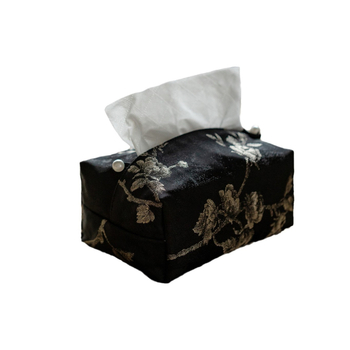 Navlaka za kutiju maramica od kineskog brokatnog jacquarda, za čajanu sobu i čajnu ceremoniju, džep za pohranu, dimenzije 20x13x9 cm