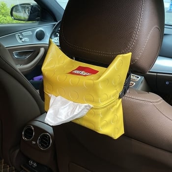 Vješena kutija za maramice za auto s dizajnom krokodila