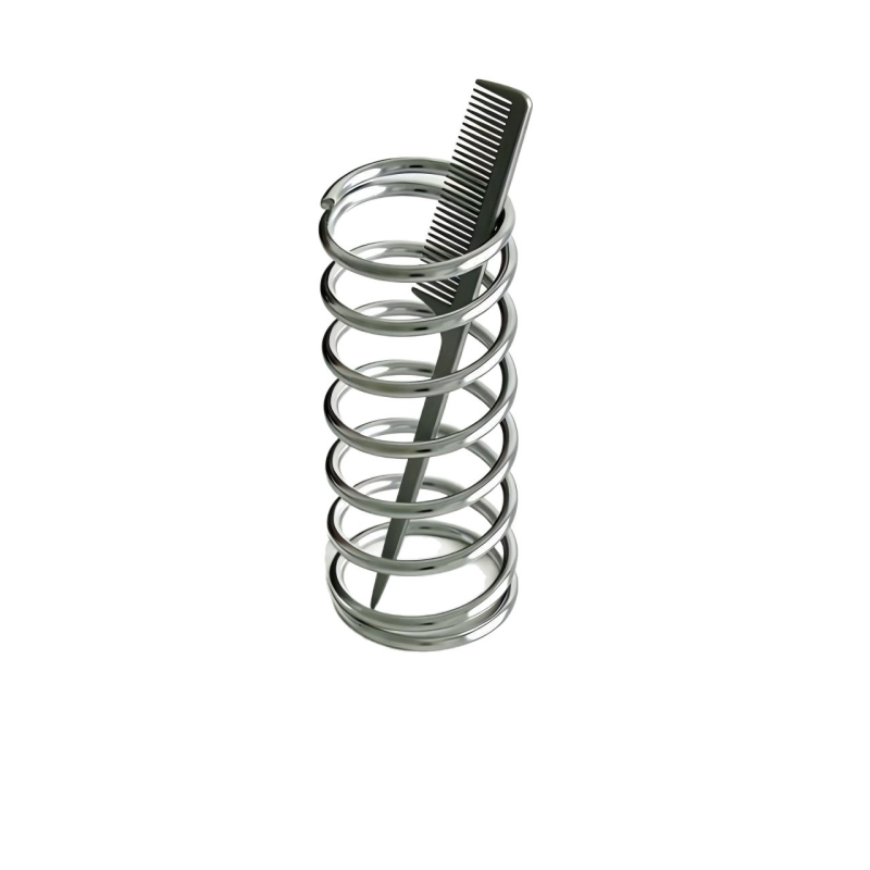 Desktop kutija za pohranu s držačem za kozmetiku, od nehrđajućeg čelika, dizajn željezne umjetničke forme za kupaonicu