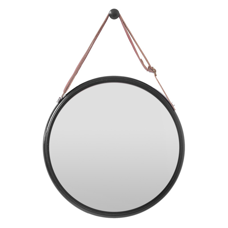 30 cm átmérőjű kerek falra szerelhető sminktükör, ideális fürdőszobába és hálószobába, minimalistikus dizájn