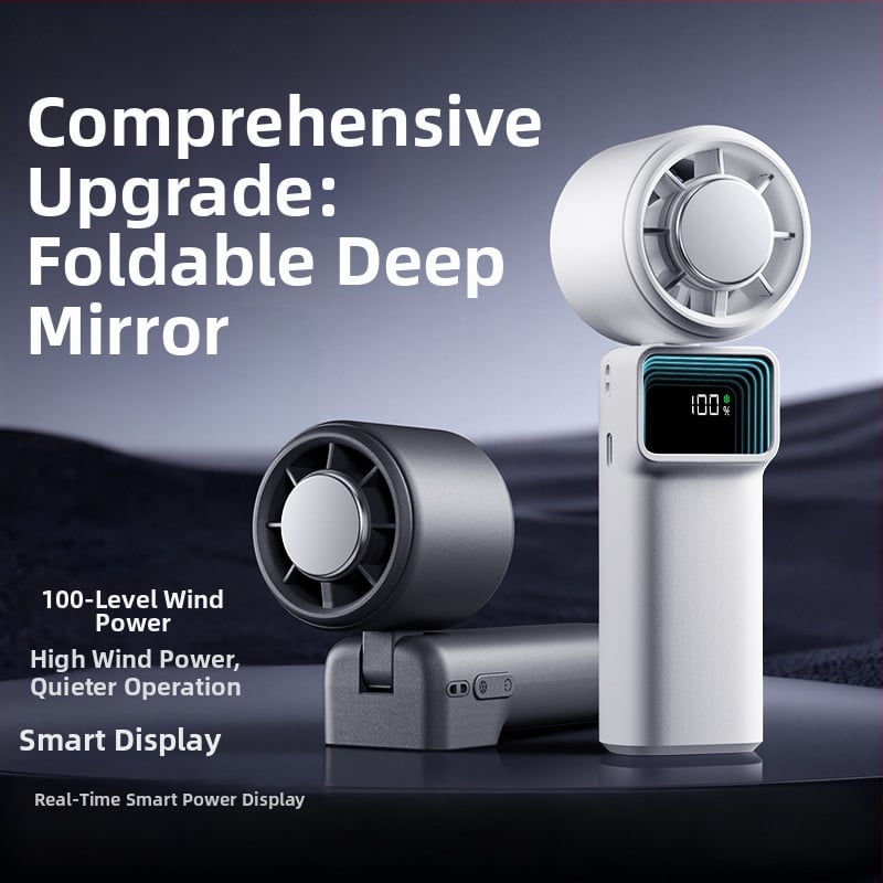 Abyss Mirror prenosni USB ventilator za hlađenje, 26 prilagodljivih modela, studentski stolni ventilator, dugotrajna pouzdanost