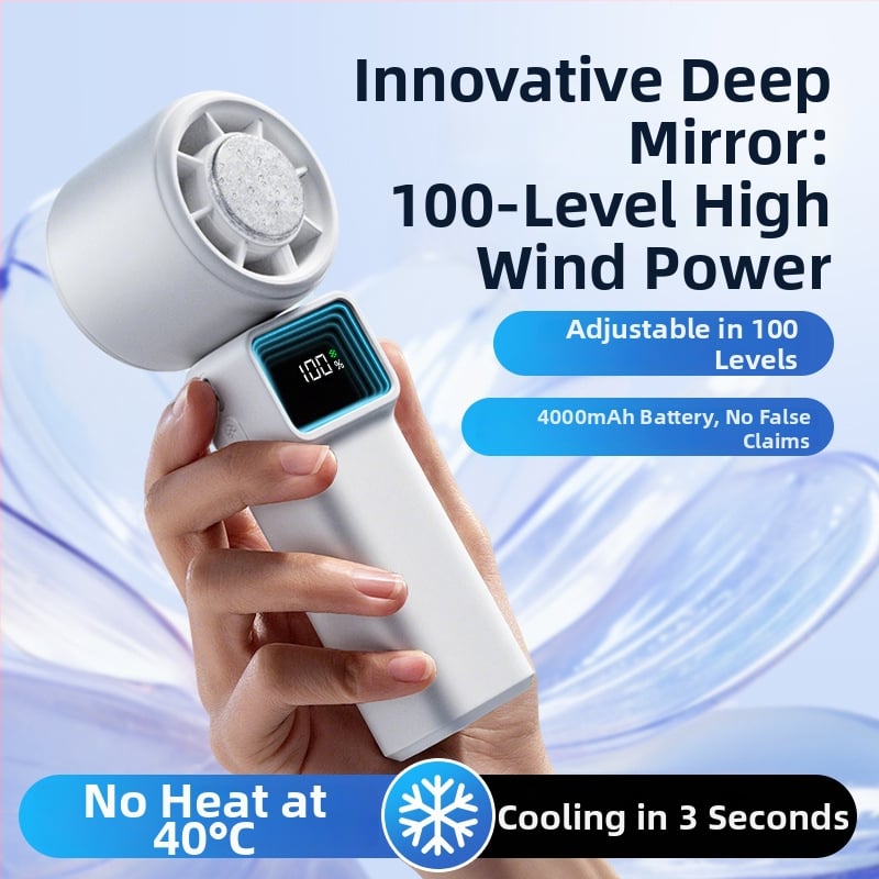 Abyss Mirror prenosni USB ventilator za hlađenje, 26 prilagodljivih modela, studentski stolni ventilator, dugotrajna pouzdanost