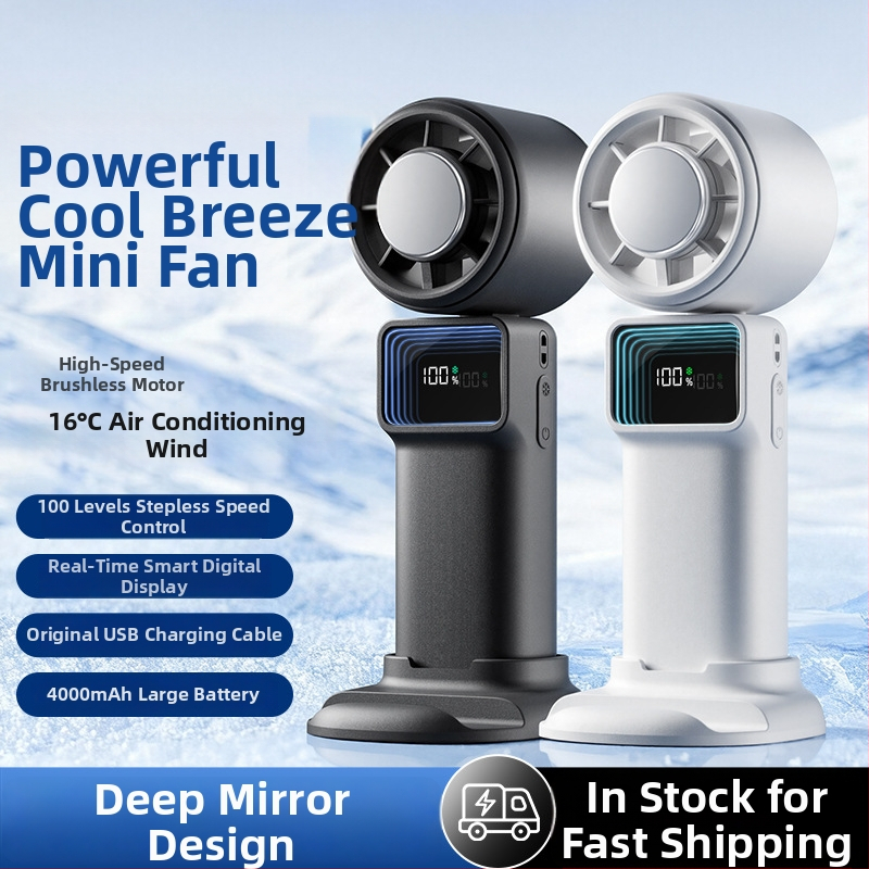 Abyss Mirror prenosni USB ventilator za hlađenje, 26 prilagodljivih modela, studentski stolni ventilator, dugotrajna pouzdanost