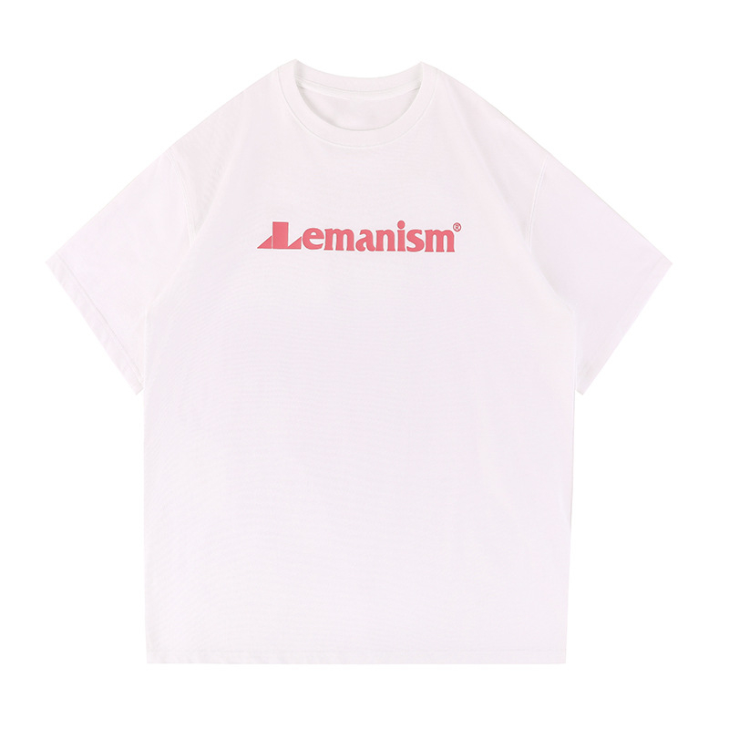 Lenamiss američki retro stil, muška T majica kratkih rukava od 100% pamuka, opušten kroj, 300 g