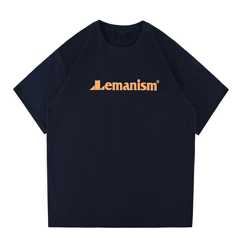 Lenamiss američki retro stil, muška T majica kratkih rukava od 100% pamuka, opušten kroj, 300 g