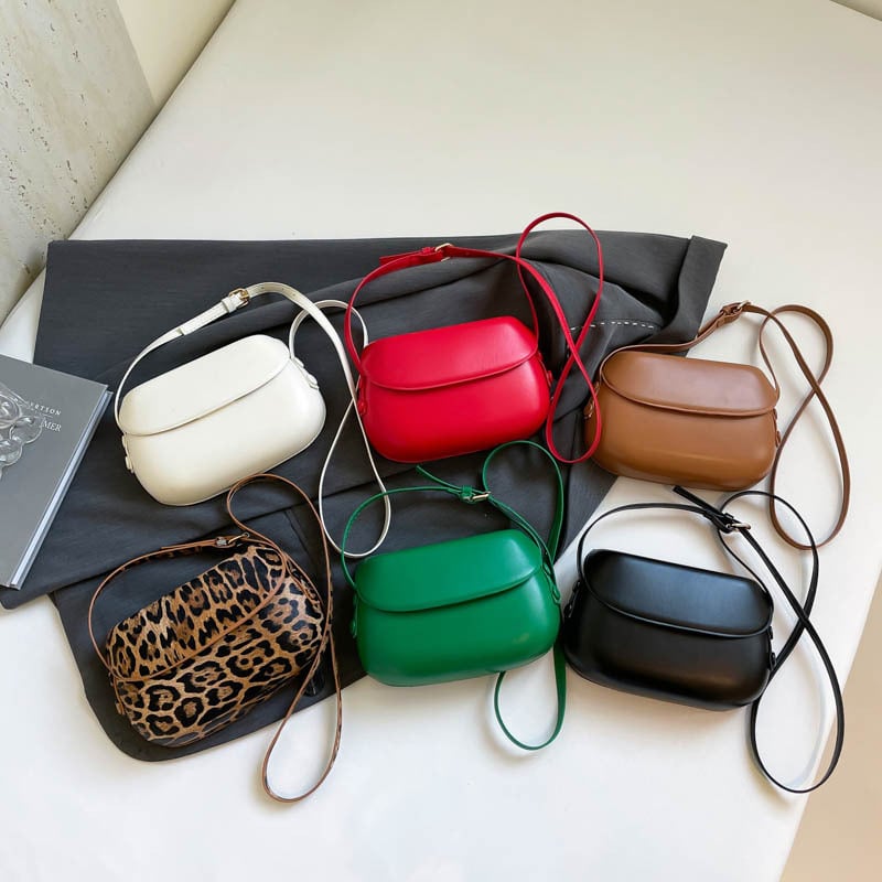 Sedlasta torba preko ramena, ljeto 2025, korejski retro stil, mala ženska torbica za telefon, svestrana i minimalistička