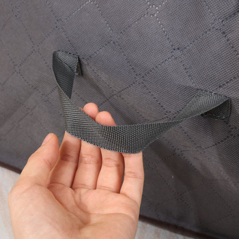 Torba za skladištenje pokrivača s prozirnim prozorom, organizator odjeće, za preseljenje i kućnu upotrebu, netkani materijal, veličina 70×50×30 cm, kapacitet 100–150 L