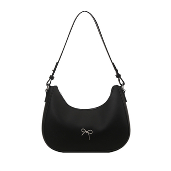 Nova ženska crossbody torbica s mašnicom, retro stil, francuska inspiracija, PU koža, srednja veličina, svakodnevna uporaba