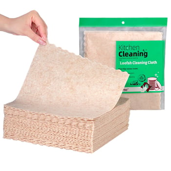 Debeli loofah krpa za suđe, upija vodu, ne ostavlja masnoću, kuhinjsko čišćenje.