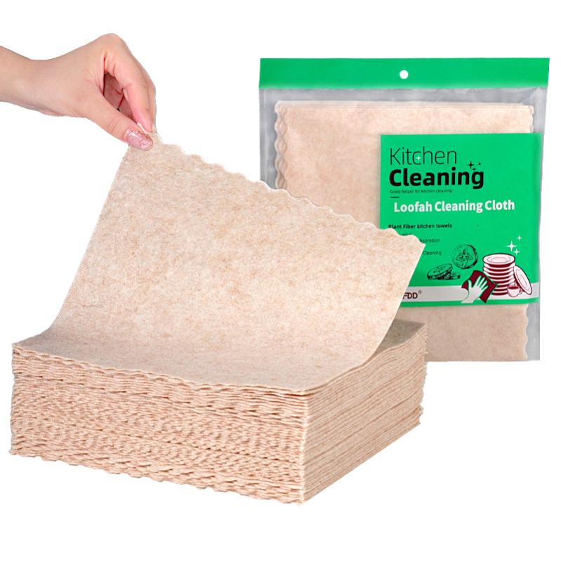 Debeli loofah krpa za suđe, upija vodu, ne ostavlja masnoću, kuhinjsko čišćenje.