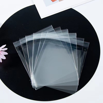 Pocket Romance: Prozirne samoljepljive vrećice za pohranu znački 105x105 mm – paket od 100 komada