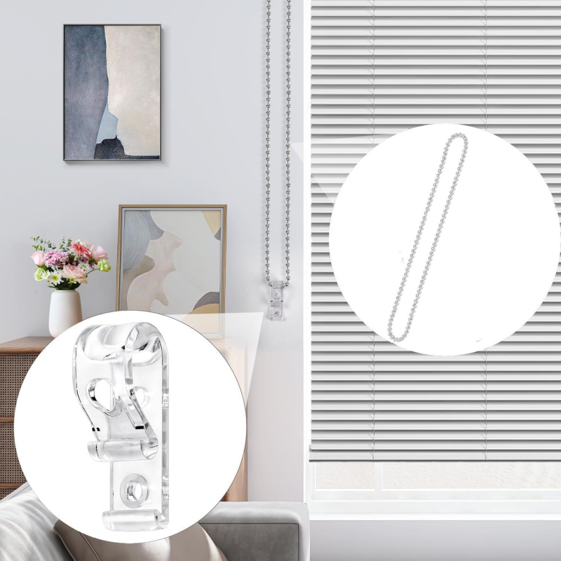 Set alata za nizanje perlica zavjese DIY, s 3 m metalne lance, konektore i pričvršne kukice