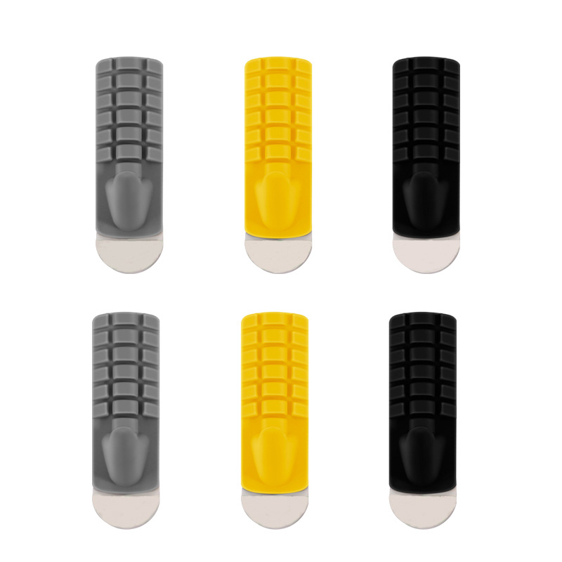 Silikonska kuka za ključeve za automobil i rub stola, mini kuka s ljepilom trakom bez bušenja (6 komada)