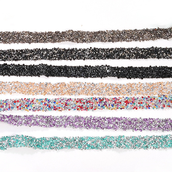 Pojas od smole s rhinestones, ljepilo za topljenje, dvostrano ljepilo, širina 1,5 cm, za cipele, torbe i odjeću