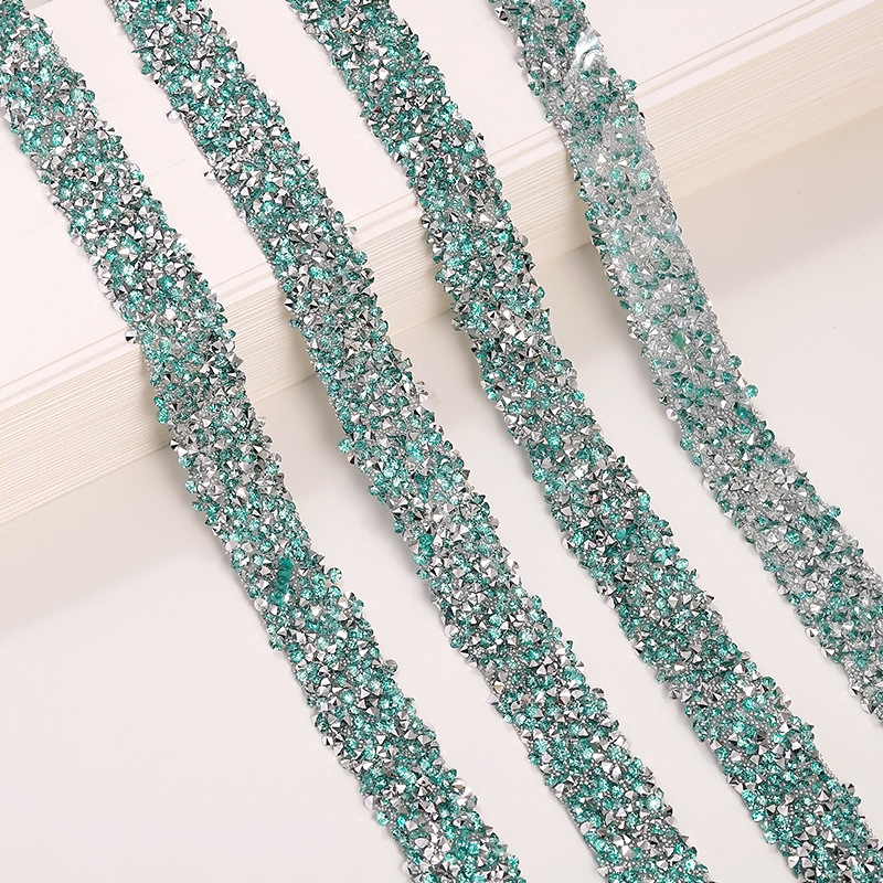 Pojas od smole s rhinestones, ljepilo za topljenje, dvostrano ljepilo, širina 1,5 cm, za cipele, torbe i odjeću