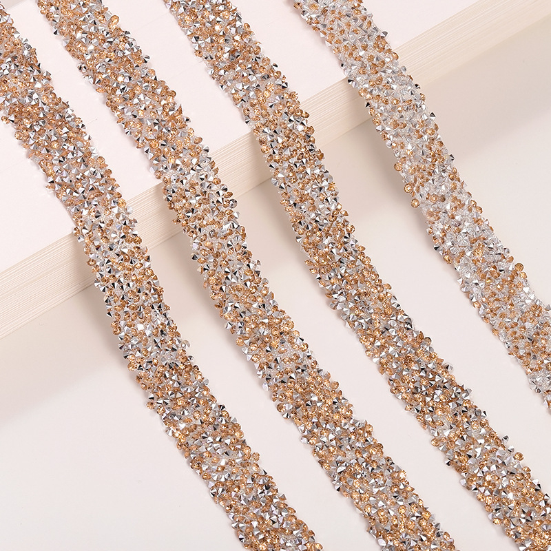 Pojas od smole s rhinestones, ljepilo za topljenje, dvostrano ljepilo, širina 1,5 cm, za cipele, torbe i odjeću