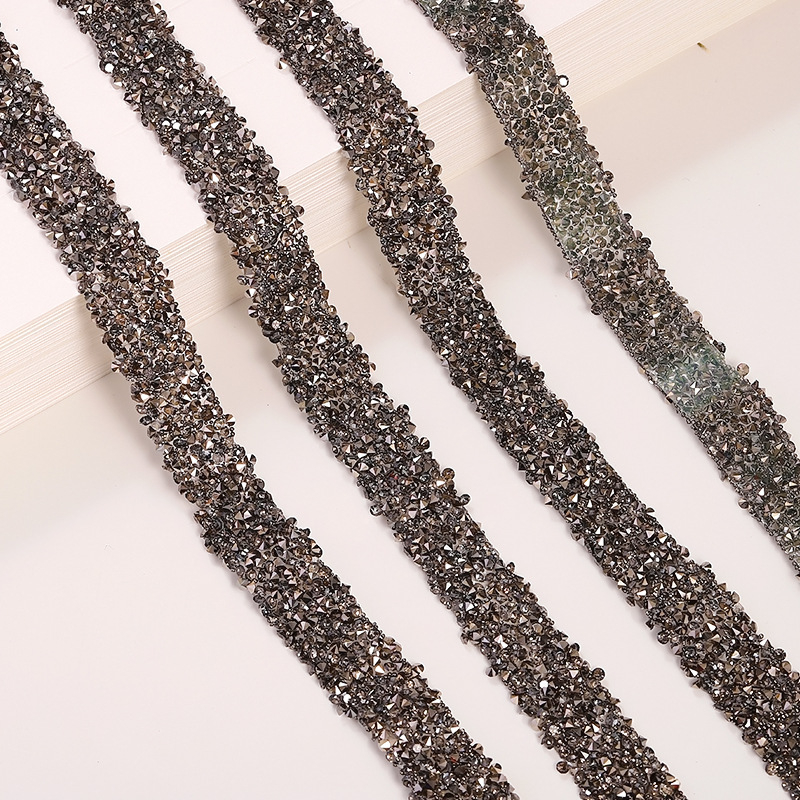 Pojas od smole s rhinestones, ljepilo za topljenje, dvostrano ljepilo, širina 1,5 cm, za cipele, torbe i odjeću