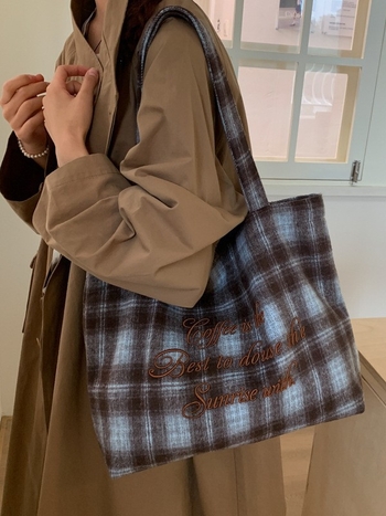 Ženska crossbody torba s kariranim uzorkom, lagana, velik kapacitet, svakodnevna tote torba