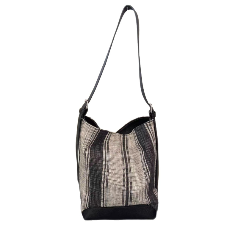Visokokvalitetna torba tip kanta, novi model 2026, opušten gradski stil, crossbody torba s retro prugama
