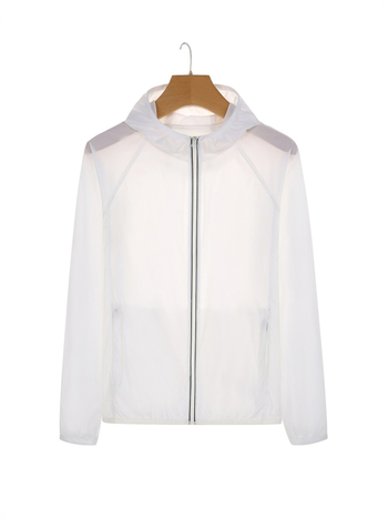 Unisex lagana jakna s kapuljačom za zaštitu od sunca, vanjski najlonski windbreaker, prozračna, brzo se suši, UPF30, vodootporna