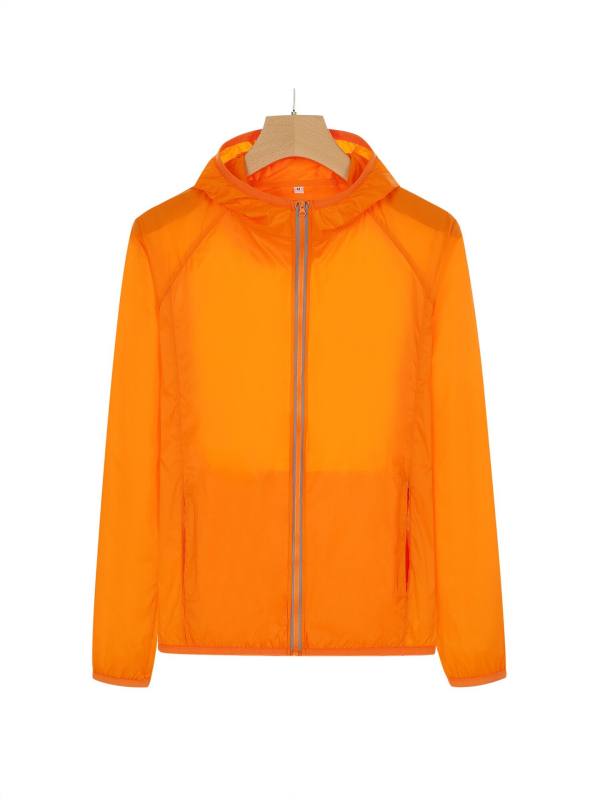 Unisex lagana jakna s kapuljačom za zaštitu od sunca, vanjski najlonski windbreaker, prozračna, brzo se suši, UPF30, vodootporna