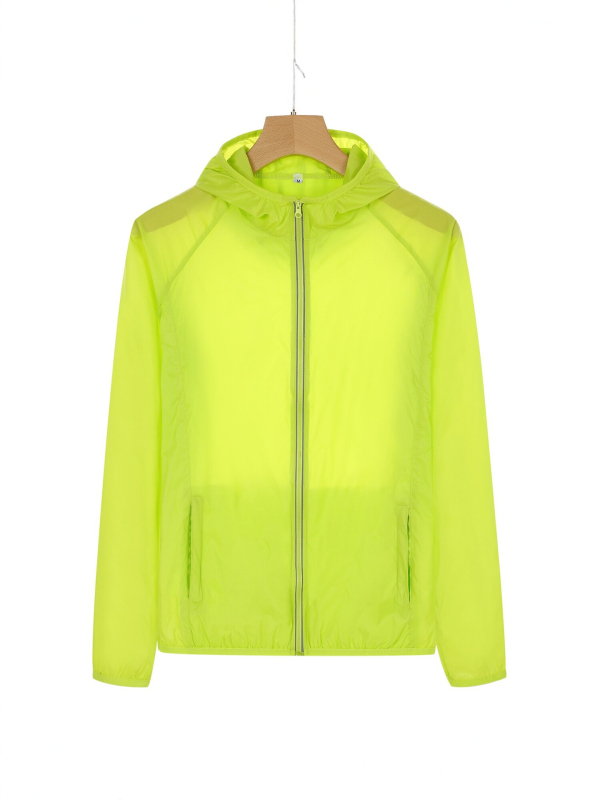 Unisex lagana jakna s kapuljačom za zaštitu od sunca, vanjski najlonski windbreaker, prozračna, brzo se suši, UPF30, vodootporna