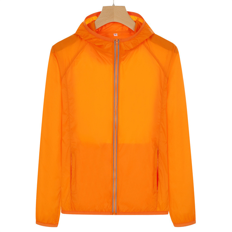 Unisex lagana jakna s kapuljačom za zaštitu od sunca, vanjski najlonski windbreaker, prozračna, brzo se suši, UPF30, vodootporna