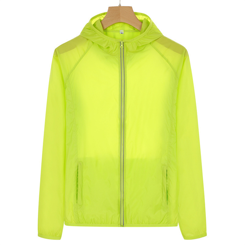 Unisex lagana jakna s kapuljačom za zaštitu od sunca, vanjski najlonski windbreaker, prozračna, brzo se suši, UPF30, vodootporna