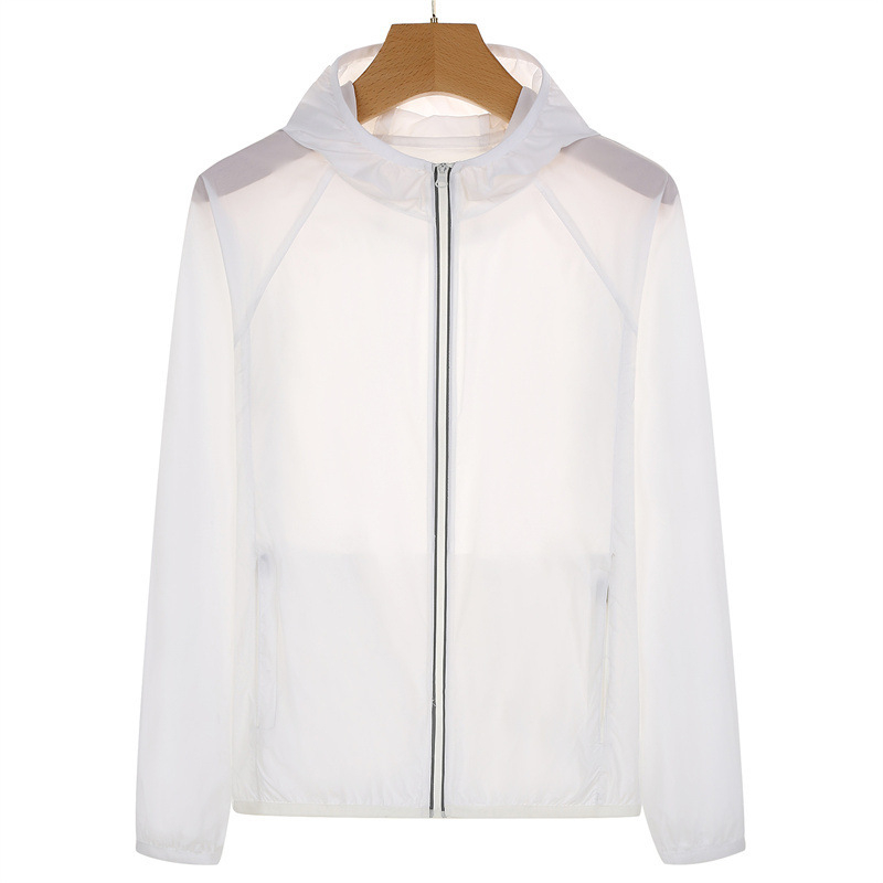 Unisex lagana jakna s kapuljačom za zaštitu od sunca, vanjski najlonski windbreaker, prozračna, brzo se suši, UPF30, vodootporna