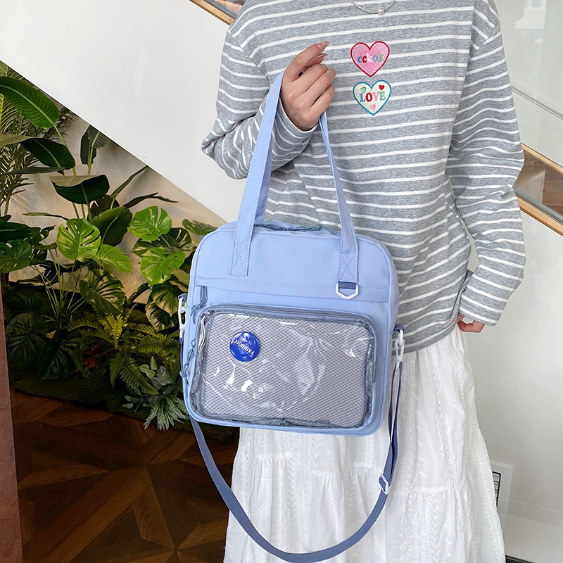 2024 nova modna prozirna crossbody torba s velikim kapacitetom, dnevna ženska torba za studentice