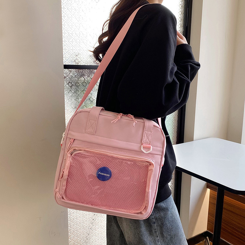 2024 nova modna prozirna crossbody torba s velikim kapacitetom, dnevna ženska torba za studentice