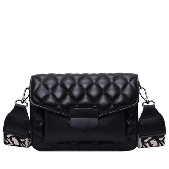 PU mini kvadratna torbica s crossbody remenom, gradski minimalistički stil, srednja veličina, zaključavanje kopčom