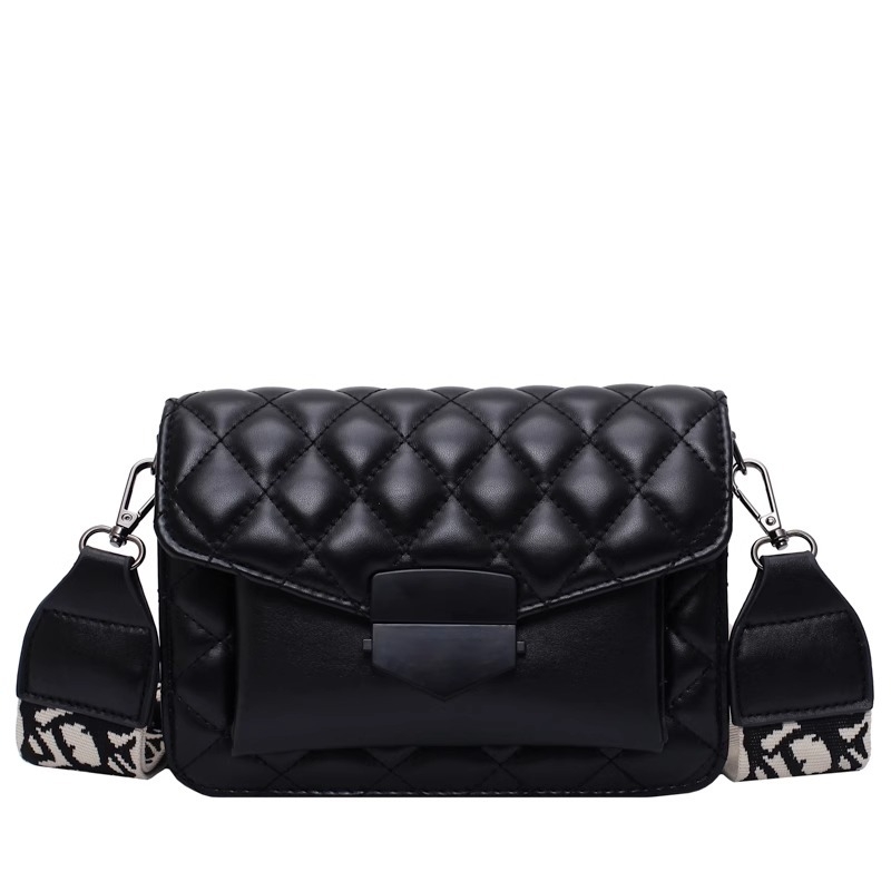 PU mini kvadratna torbica s crossbody remenom, gradski minimalistički stil, srednja veličina, zaključavanje kopčom