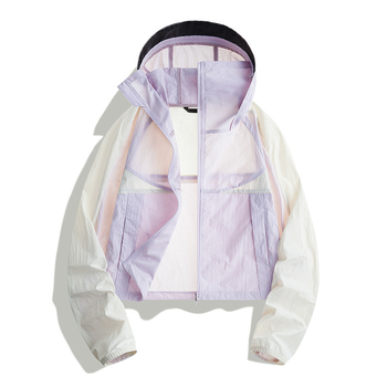 Ženska ljetna jakna za zaštitu od sunca, kratki kroj, UPF50+, Ice Silk hlađena tkanina, mogućnost tiskanja logotipa