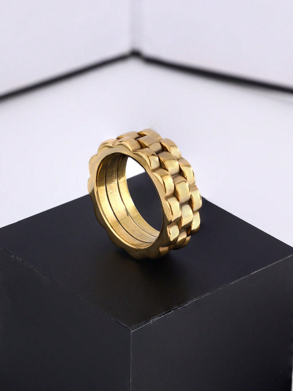 Prsten s krunom, originalni dizajn, unisex, minimalistički stil