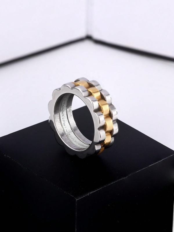 Prsten s krunom, originalni dizajn, unisex, minimalistički stil