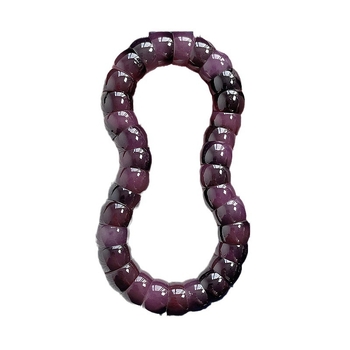 Természetes fehér Bodhi gyökérből készült karkötő, 33 gyöngy, kézműves, nőknek, 12 mm