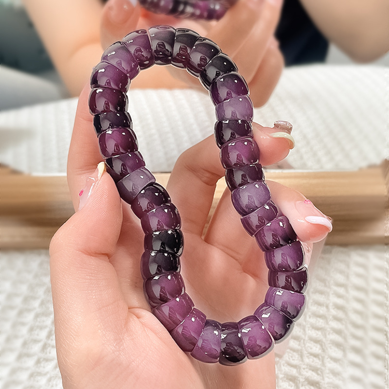 Természetes fehér Bodhi gyökérből készült karkötő, 33 gyöngy, kézműves, nőknek, 12 mm
