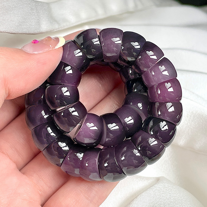 Természetes fehér Bodhi gyökérből készült karkötő, 33 gyöngy, kézműves, nőknek, 12 mm
