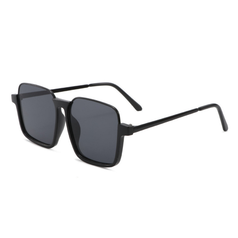 Dječje sunčane naočale s velikim okvirom, kvadratne, PC okvir, UV380, unisex, ljeto 2025