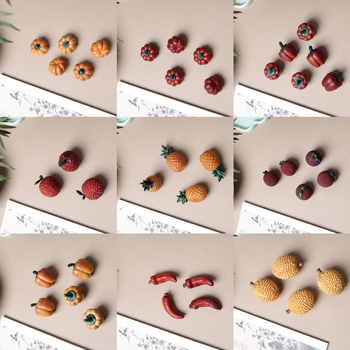 Drveni ručno izrađeni DIY dodaci: rosewood, motiv jagode, lychee plod, sandalovo drvo i ukrasi od tikve