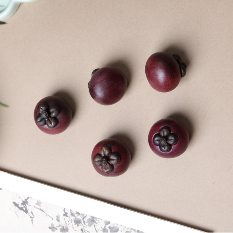 Drveni ručno izrađeni DIY dodaci: rosewood, motiv jagode, lychee plod, sandalovo drvo i ukrasi od tikve