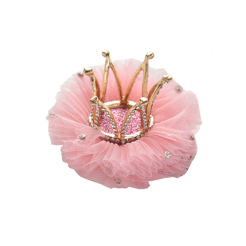 Koreai stílusú korona hajtű lányoknak, csipkés hercegnő hajdísz