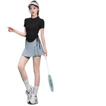 Ženski sportski komplet: tenis top i badminton suknja za trčanje