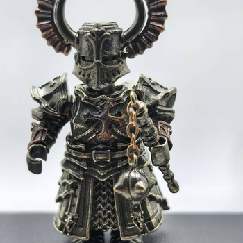 Nova metalna magnetska odvojiva stolna dekoracija s bakrenom ručkom i modernom figuricom.
