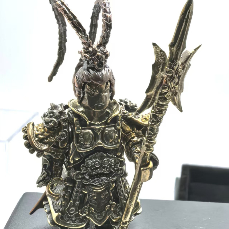 Nova metalna magnetska odvojiva stolna dekoracija s bakrenom ručkom i modernom figuricom.