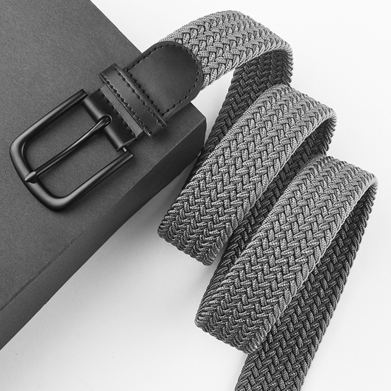Pojas od platnene tkanine bez rupa, unisex svakodnevni pojas za traperice i hlače, produžena duljina, svestran stil