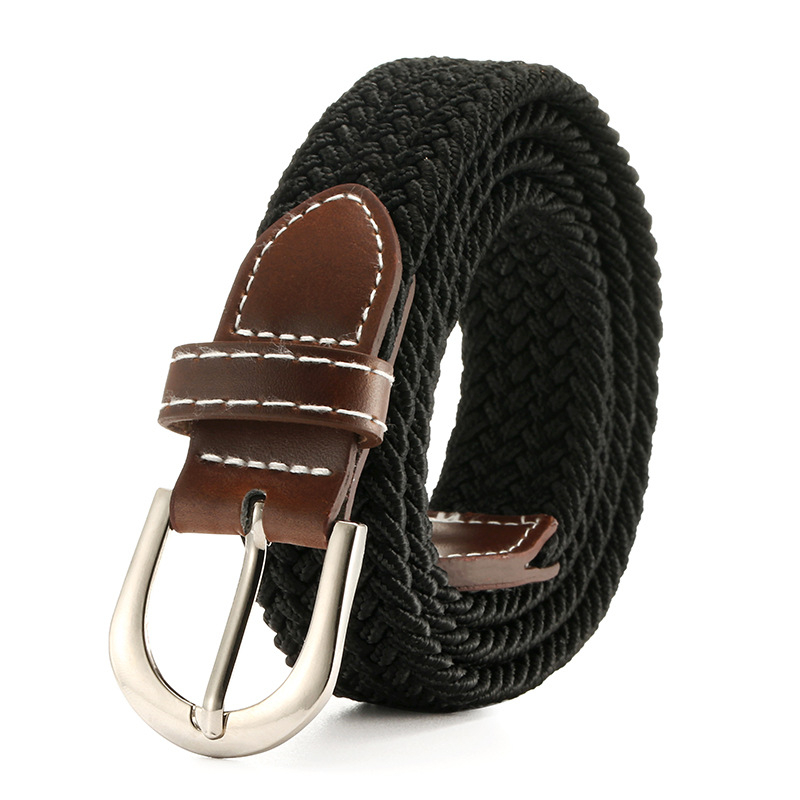 Nova ženska platnena pojas – tanak, elastičan, tkan, casual stil, kopča s iglom, duljina 105 cm