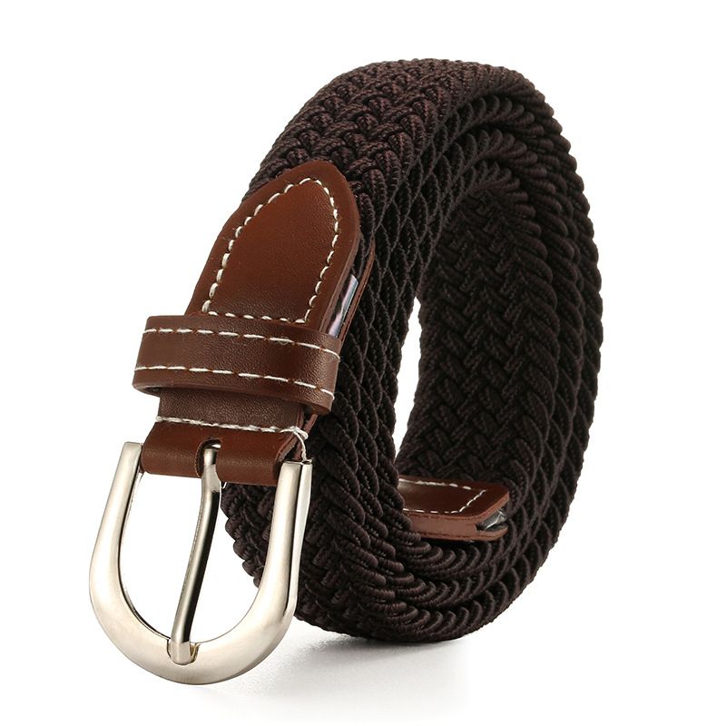 Nova ženska platnena pojas – tanak, elastičan, tkan, casual stil, kopča s iglom, duljina 105 cm