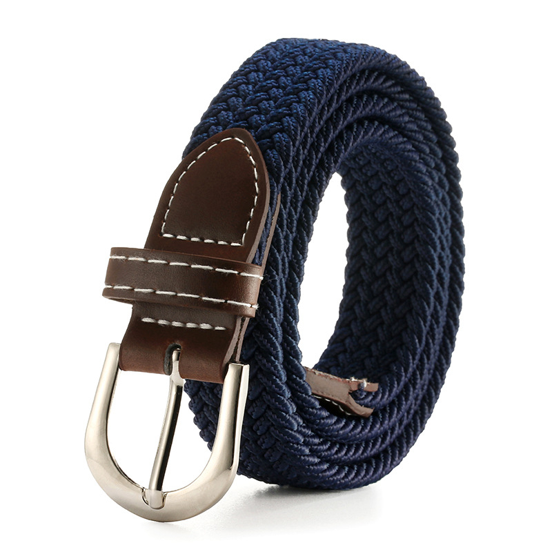 Nova ženska platnena pojas – tanak, elastičan, tkan, casual stil, kopča s iglom, duljina 105 cm